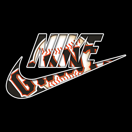 San Francisco Giants Nike logo iron on paper